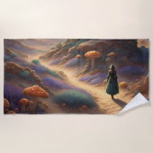 Magic Mushroom Planet Strandlaken (Voorkant)