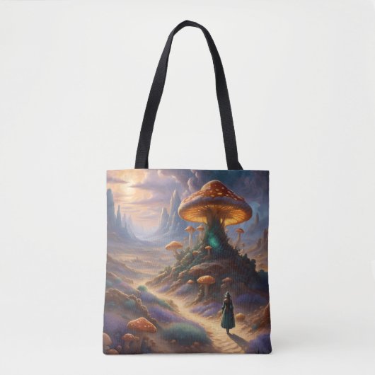 Magic Mushroom Planet Tote Bag (Voorkant)