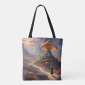 Magic Mushroom Planet Tote Bag (Achterkant)