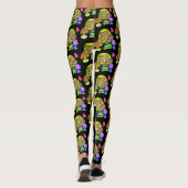 Magic Mushroom Print Leggings (Achterkant)