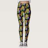 Magic Mushroom Print Leggings (Voorkant)