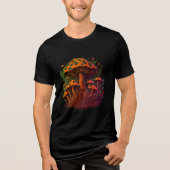 Magic Mushroom Retro Vibes T-shirt (Voorkant)