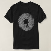Magic Mushroom Spore Print Psilocmay Cubensis T-shirt (Design voorkant)
