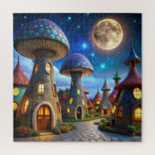 Magic Mushroom World: 4K ultra-realistisch modern Legpuzzel (Verticaal)