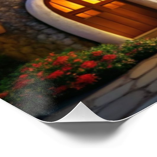 Magic Mushroom World: 4K ultra-realistisch modern Perfect Poster (Hoek)