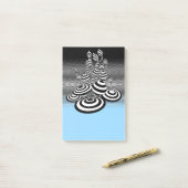 Magic Mushrooms blauw vervagen Post-it notitieblok Post-it® Notes (Op bureau)