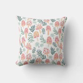 Magic Mushrooms Forest Pattern Kussen