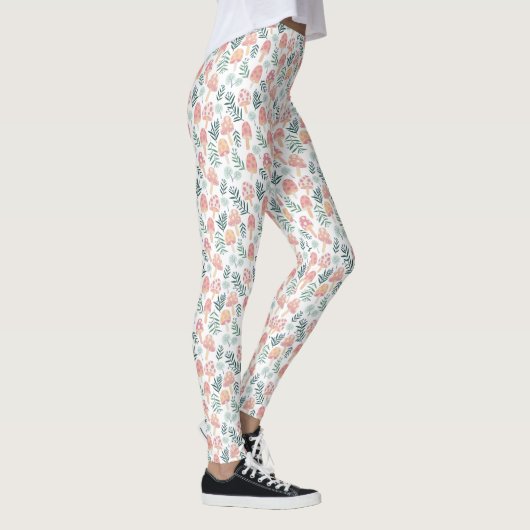 Magic Mushrooms Forest Pattern Leggings (Rechts)
