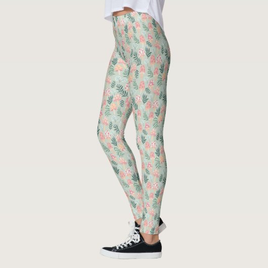 Magic Mushrooms Forest Pattern Leggings (Links)