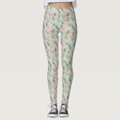Magic Mushrooms Forest Pattern Leggings (Voorkant)