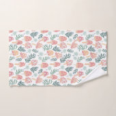 Magic Mushrooms Forest Pattern roze Green Bad Handdoek (Handdoek)