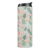 Magic Mushrooms Forest Pattern Thermosbeker (Gedraaid links)