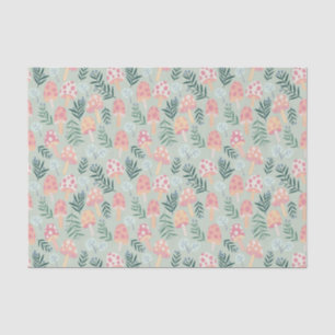 Magic Mushrooms Forest Pattern Tissuepapier