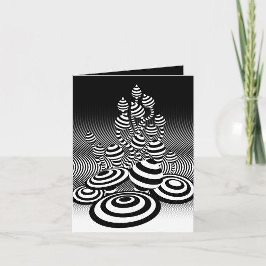 Magic Mushrooms kleine wenskaart Kaart (Voorkant)