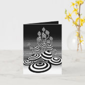 Magic Mushrooms kleine wenskaart Kaart (Gele Bloem)