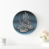 Magic Mushrooms optisch ontwerp Muurklok. Grote Klok (Huis)