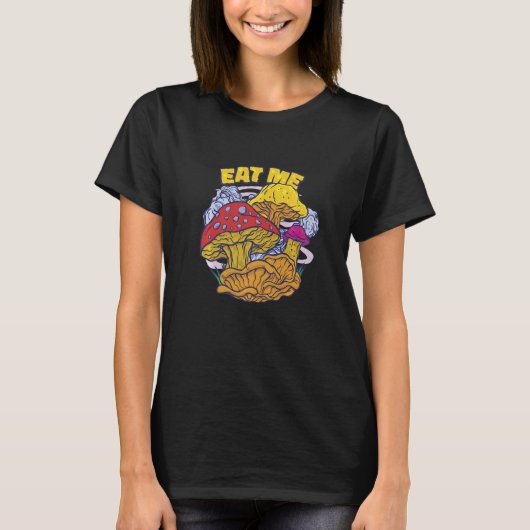 Magic Mushrooms Psychedelic Psilocybin Fungus Hipp T-shirt (Voorkant)