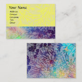 MAGIC MYRTLE / Mousserende goudreflecties Visitekaartje (Voorkant / Achterkant)