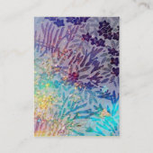 MAGIC MYRTLE / Mousserende goudreflecties Visitekaartje (Achterkant)