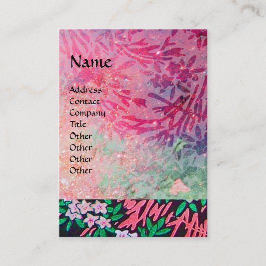 MAGIC MYRTLE / Mousserende goudreflecties Visitekaartje (Voorkant)