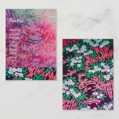 MAGIC MYRTLE / Mousserende goudreflecties Visitekaartje (Voorkant / Achterkant)