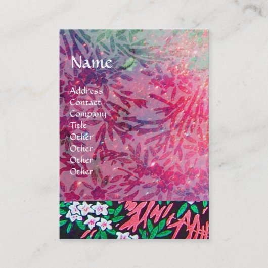 MAGIC MYRTLE / Mousserende goudreflecties Visitekaartje (Voorkant)