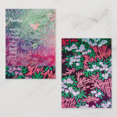 MAGIC MYRTLE / Mousserende goudreflecties Visitekaartje (Voorkant / Achterkant)