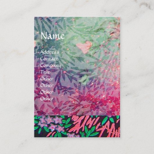 MAGIC MYRTLE / Mousserende goudreflecties Visitekaartje (Voorkant)