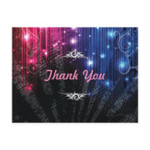 Magic Neon gloed lichten dank u