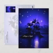 Magic Night Briefkaart (Voorkant / Achterkant)