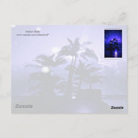 Magic Night Briefkaart (Achterkant)