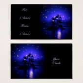 Magic Night Gift Label Visitekaartje (Voorkant /achterkant)