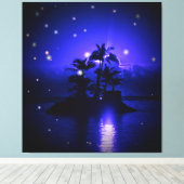 Magic Night Wrapped Canvas Afdruk (Insitu (Houten vloer))