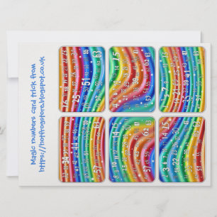 Magic Numbers-kaarttruc van Hot Frog Graphics