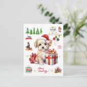 magic of christmas briefkaart (Staand voorkant)