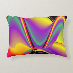 Magic of Colors Abstract 3D Rainbowart Accent Kussen