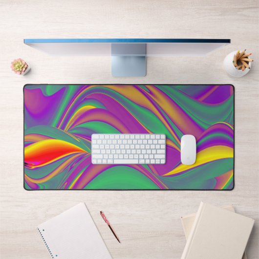 Magic of Colors Abstract 3D Rainbowart Bureaumat (Kantoor 1)
