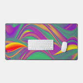 Magic of Colors Abstract 3D Rainbowart Bureaumat (Keyboard & Muis)
