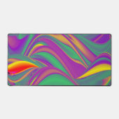 Magic of Colors Abstract 3D Rainbowart Bureaumat (Voorkant)
