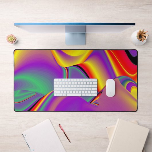 Magic of Colors Abstract 3D Rainbowart Bureaumat (Kantoor 1)