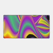 Magic of Colors Abstract 3D Rainbowart Bureaumat (Voorkant)