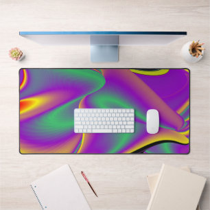 Magic of Colors Abstract 3D Rainbowart Bureaumat