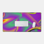 Magic of Colors Abstract 3D Rainbowart Bureaumat (Keyboard & Muis)