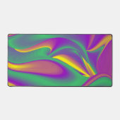 Magic of Colors Abstract 3D Rainbowart Bureaumat (Voorkant)