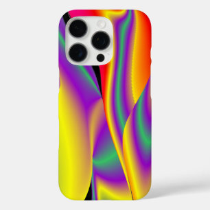 Magic of Colors Abstract 3D Rainbowart iPhone 16 Pro Hoesje