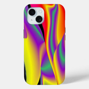 Magic of Colors Abstract 3D Rainbowart iPhone 15 Case