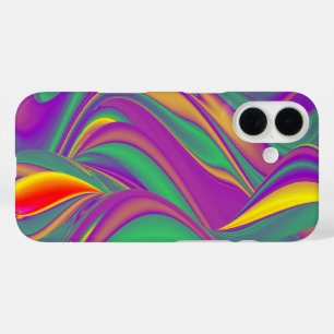 Magic of Colors Abstract 3D Rainbowart iPhone 16 Hoesje