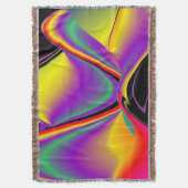 Magic of Colors Abstract 3D Rainbowart Deken (Voorkant Verticaal)