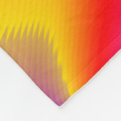 Magic of Colors Abstract 3D Rainbowart Fleece Deken (Hoek)