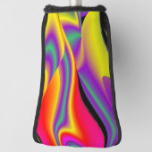 Magic of Colors Abstract 3D Rainbowart Golfheadcover (Draai 90)
